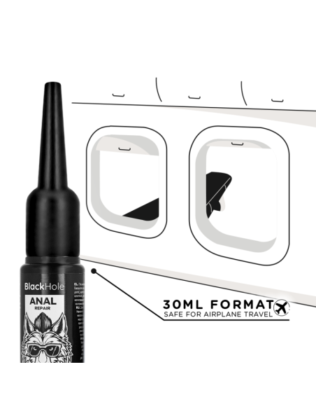 BLACK HOLE APLICADOR DE LUBRICANTE ANAL TALLA S 30 ML