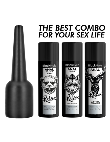 BLACK HOLE APLICADOR DE LUBRICANTE ANAL TALLA S 30 ML