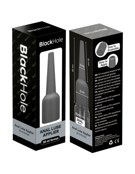 BLACK HOLE APLICADOR DE LUBRICANTE ANAL TALLA S 30 ML