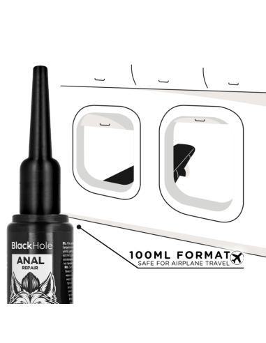 BLACK HOLE APLICADOR DE LUBRICANTE ANAL TALLA L 100 ML