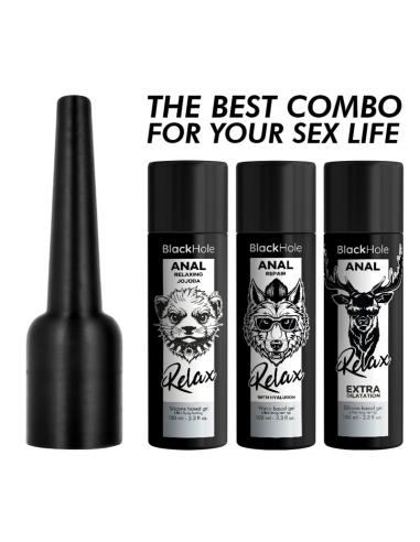 BLACK HOLE APLICADOR DE LUBRICANTE ANAL TALLA L 100 ML