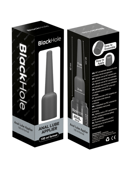 BLACK HOLE APLICADOR DE LUBRICANTE ANAL TALLA L 100 ML
