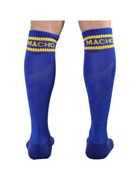 MACHO CALCETINES LARGOS TALLA ANICA AZUL