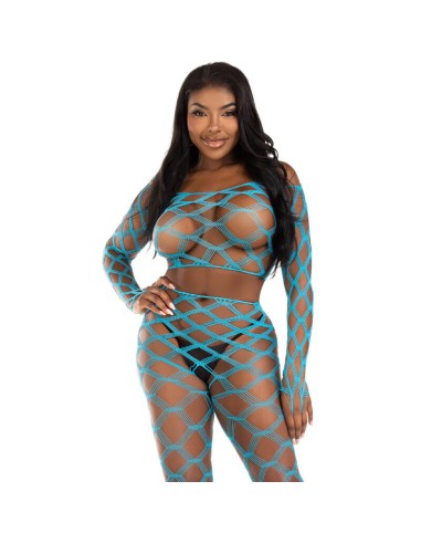 LEG AVENUE TOP LEGGINS HARDCORE AZUL