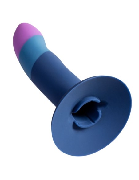 ROMP PICCOLO DILDO SILICONA CON VENTOSA TRICOLOR 14 CM