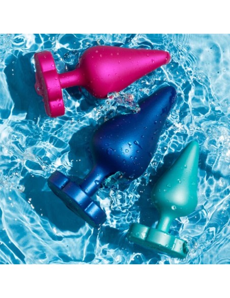ROMP LUSTER KIT DE ENTRENAMIENTO ANAL S M L CON BASE EN FORMA DE FLOR