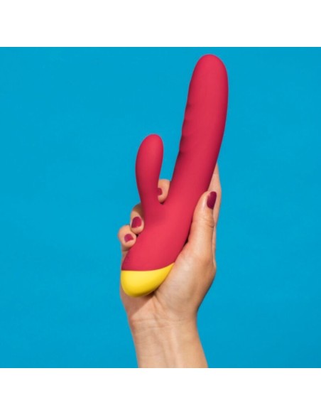 ROMP JAZZ VIBRADOR RABBIT RECARGABLE ROJO
