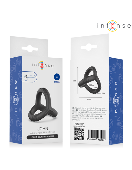 INTENSE JOHN ANILLO TRIPLE AJUSTABLE MODELO 4