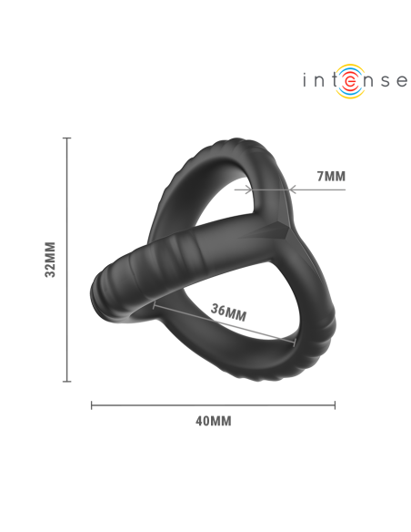 INTENSE JOHN ANILLO TRIPLE AJUSTABLE MODELO 4