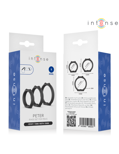 INTENSE PETER SET DE 3 ANILLOS MODELO 9