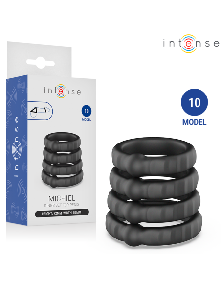 INTENSE MICHIEL SET DE 4 ANILLOS MODELO 10