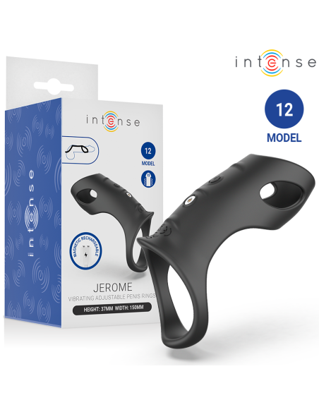 INTENSE JEROME ANILLO VIBRADOR AJUSTABLE MODELO 12
