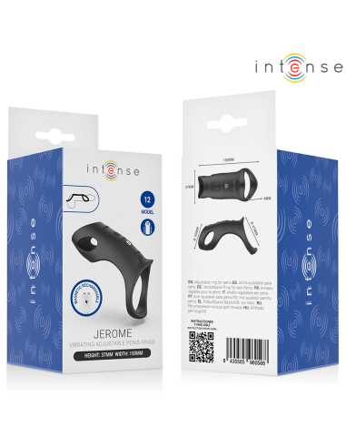 INTENSE JEROME ANILLO VIBRADOR AJUSTABLE MODELO 12