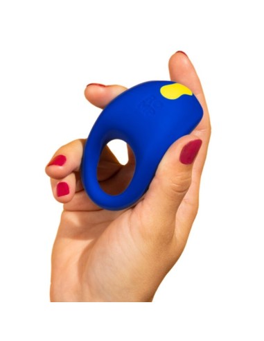 ROMP JUKE ANILLO DE SILICONA PARA PENE CON VIBRADOR DE ESTIMULACIAN DE CLATORIS