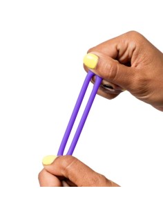ROMP REMIX TRIO SET DE 3 ANILLOS PARA PENE SILICONA MORADO 2