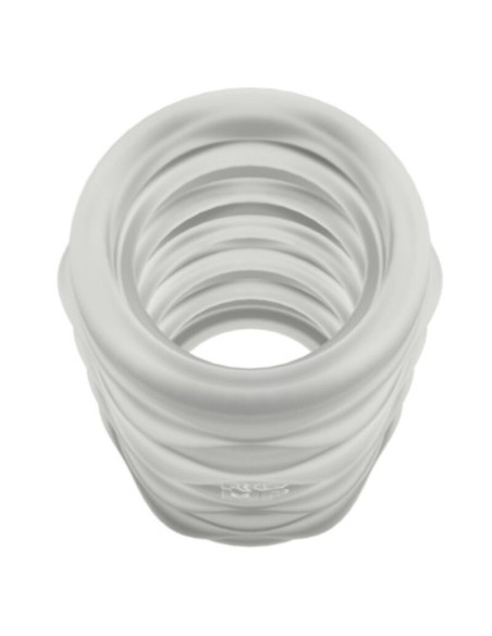 ROMP MOSH MASTURBADOR MASCULINO TRANSPARENTE CON FUNDA REVERSBLE DE 6 CM