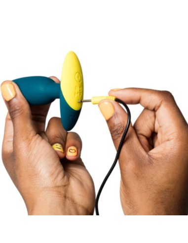 ROMP BASS PLUG ANAL VIBRADOR 10 CM VERDE