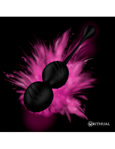 RITUAL NISHA BOLAS KEGEL RECARGABLES VIBRADORAS NEGRO
