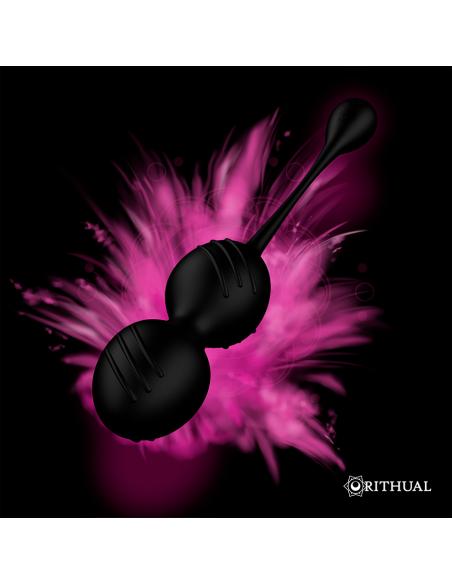 RITUAL NISHA BOLAS KEGEL RECARGABLES VIBRADORAS NEGRO
