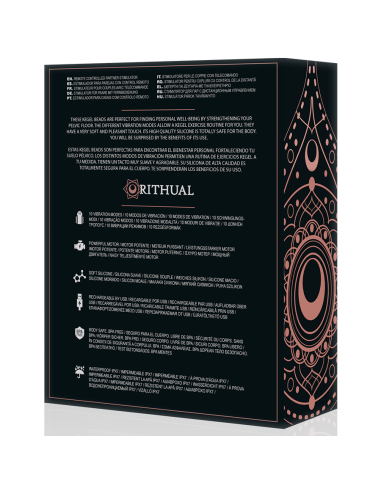 RITUAL NISHA BOLAS KEGEL RECARGABLES VIBRADORAS NEGRO
