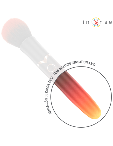 INTENSE EMILIA VIBRADOR BROCHA CON EFECTO CALOR 16 CM
