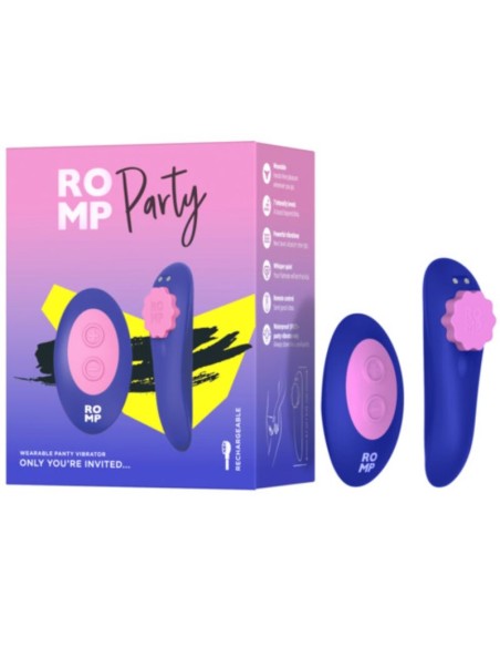 ROMP PARTY PANTIE MAGNATICO VIBRADOR SILICONA CONTROL REMOTO