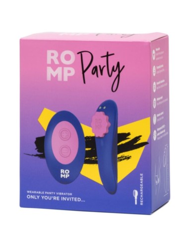 ROMP PARTY PANTIE MAGNATICO VIBRADOR SILICONA CONTROL REMOTO