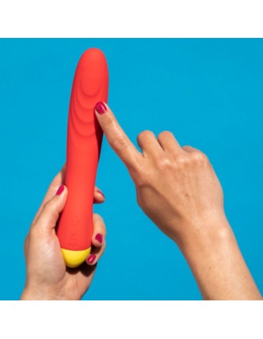 ROMP HYPE VIBRADOR PUNTO G MULTIFUNCIAN ROJO