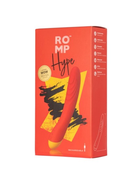 ROMP HYPE VIBRADOR PUNTO G MULTIFUNCIAN ROJO