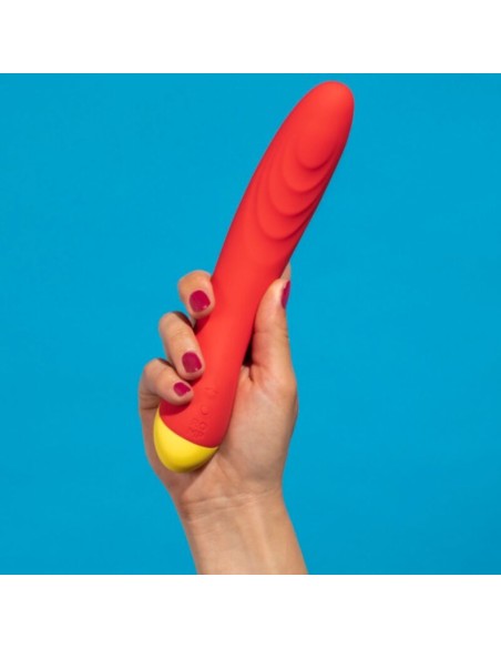 ROMP HYPE VIBRADOR PUNTO G MULTIFUNCIAN ROJO