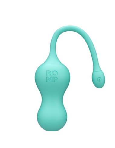 ROMP CELLO HUEVO VIBRADOR MULTIFUNCIAN TURQUESA CONTROL REMOTO