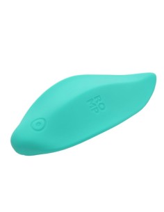 ROMP WAVE VIBRADOR ESTIMULADOR DE CLATORIS FORMA ERGONAMICA VERDE AGUA
