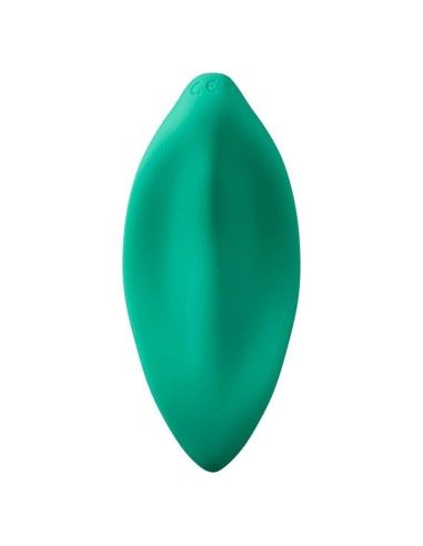 ROMP WAVE VIBRADOR ESTIMULADOR DE CLATORIS FORMA ERGONAMICA VERDE AGUA