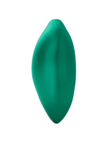 ROMP WAVE VIBRADOR ESTIMULADOR DE CLATORIS FORMA ERGONAMICA VERDE AGUA