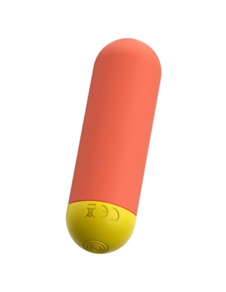 ROMP RIOT BALA VIBRADORA MULTIFUNCIAN NARANJA AMARILLA