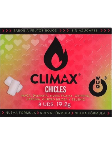 WUG climax El complemento alimenticio que te ayuda a recuperar energA a tras la noche BLISTER 8 UDS