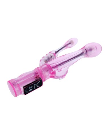 VIBRADOR FLEXIBLE CON ESTIMULADOR ANAL