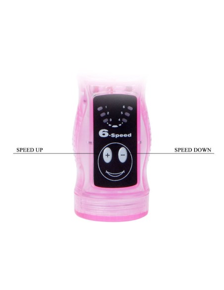 VIBRADOR FLEXIBLE CON ESTIMULADOR ANAL