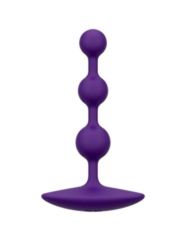 ROMP AMP PURPLE BOLAS ANALES FLEXIBLES DE SILICONA 125 CM MORADO