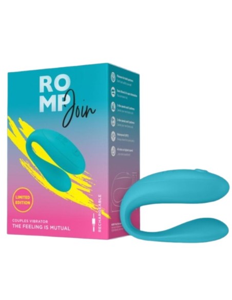 ROMP JOIN VIBRADOR PARA PAREJAS TURQUESA