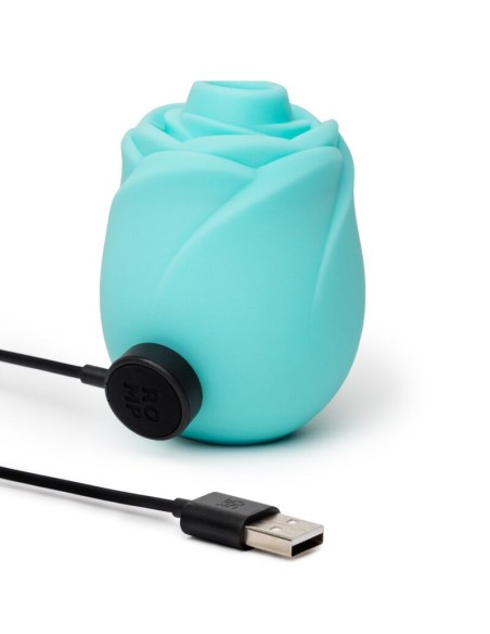 ROMP ROSE GLOW SUCCIONADOR DE CLATORIS BRILLANTE EN LA OSCURIDAD
