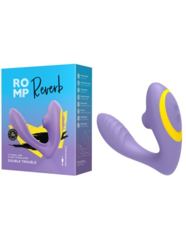 ROMP REVERB ESTIMULADOR PUNTO G Y SUCCIONADOR DE CLATORIS LILA