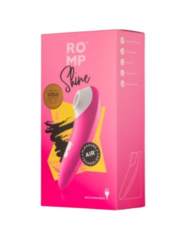 ROMP SHINE X SUCCIONADOR DE CLATORIS 10 NIVELES ROSA