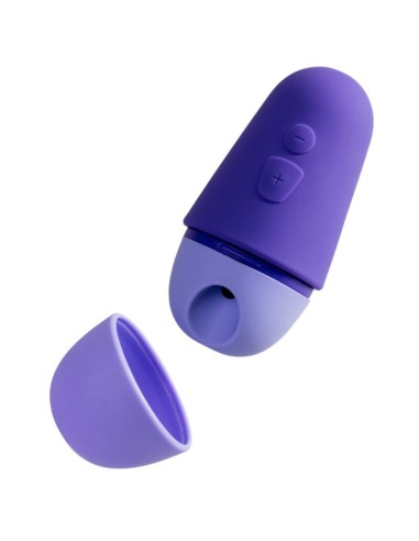 ROMP FREE X ESTIMULADOR DE CLATORIS CON TAPA 10 NIVELES RECARGABLE MORADO