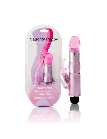 VIBRADOR C ESTIMULADOR ROSA REGULABLE
