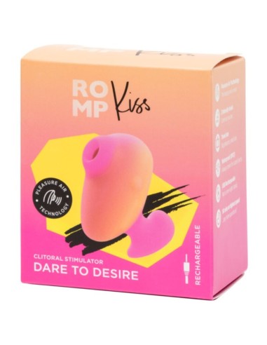 ROMP KISS SUCCIONADOR DE CLATORIS VIBRADOR DE DEDO RECARGABLE
