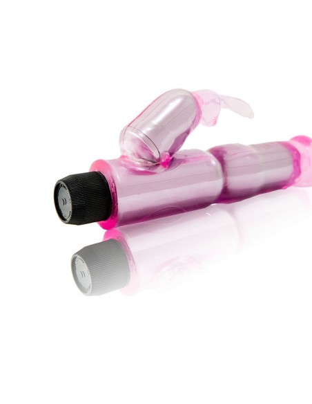VIBRADOR C ESTIMULADOR ROSA REGULABLE