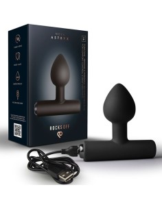 ROCKS OFF NOVA ASTRYX PREMIUM PLUG ANAL RECARGABLE 16 FUNCIONES NEGRO