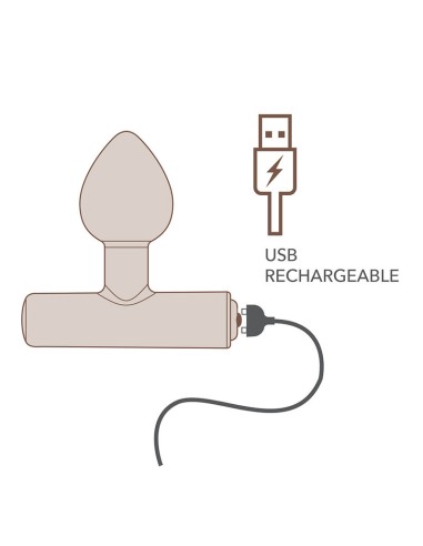 ROCKS OFF NOVA ASTRYX PREMIUM PLUG ANAL RECARGABLE 16 FUNCIONES NEGRO