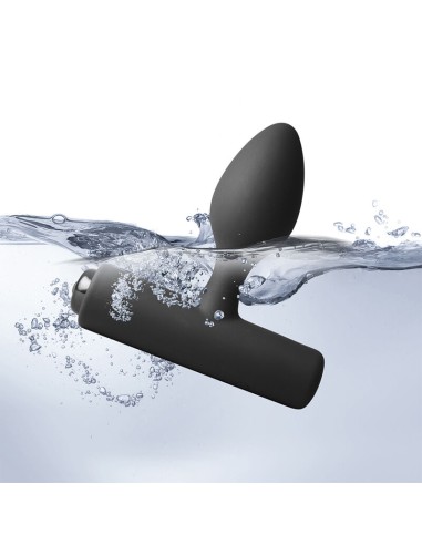 ROCKS OFF NOVA SOLARIS PLUG ANAL FINO RECARGABLE 16 FUNCIONES NEGRO